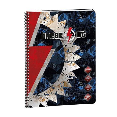 BUSQUETS Тетратка , Со Спирала, А4, Коцка, Break&Out, 20.752.05260