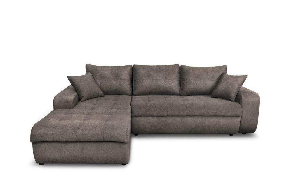 Мебел-Ви Аг Вирџинија Лева Светла Сива Аголна Гарнитура