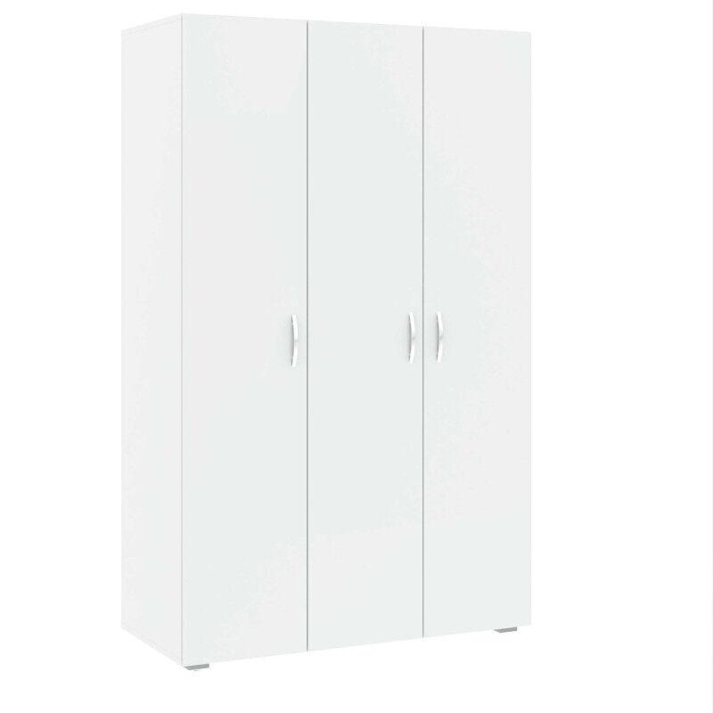 Мебел-Ви Трокрилен Ормар Бејзик 111 Бела