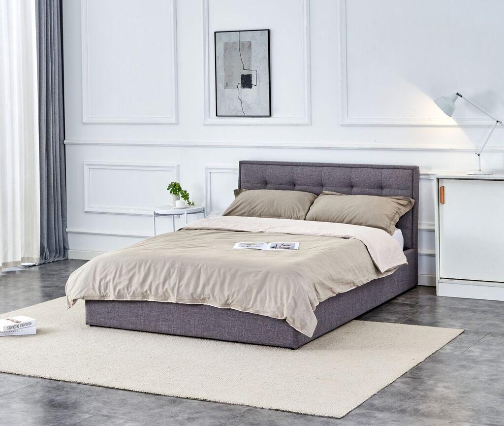 Мебел-Ви Лежај Падва 140 Сива