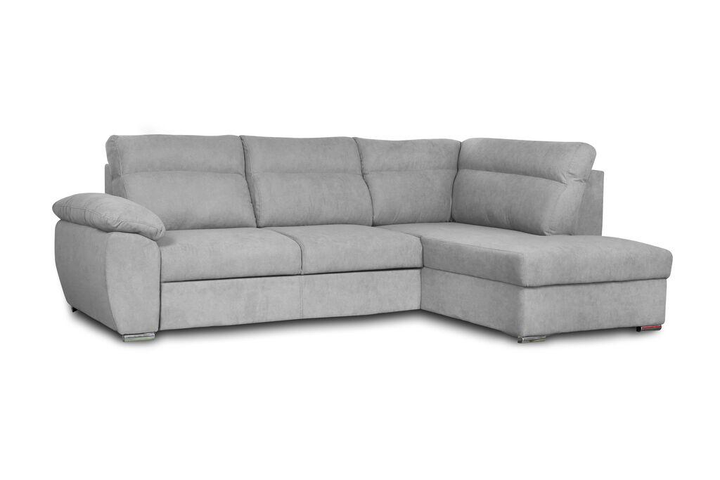 Мебел-Ви Аг Кендал Десна Сива Аголна Гарнитура