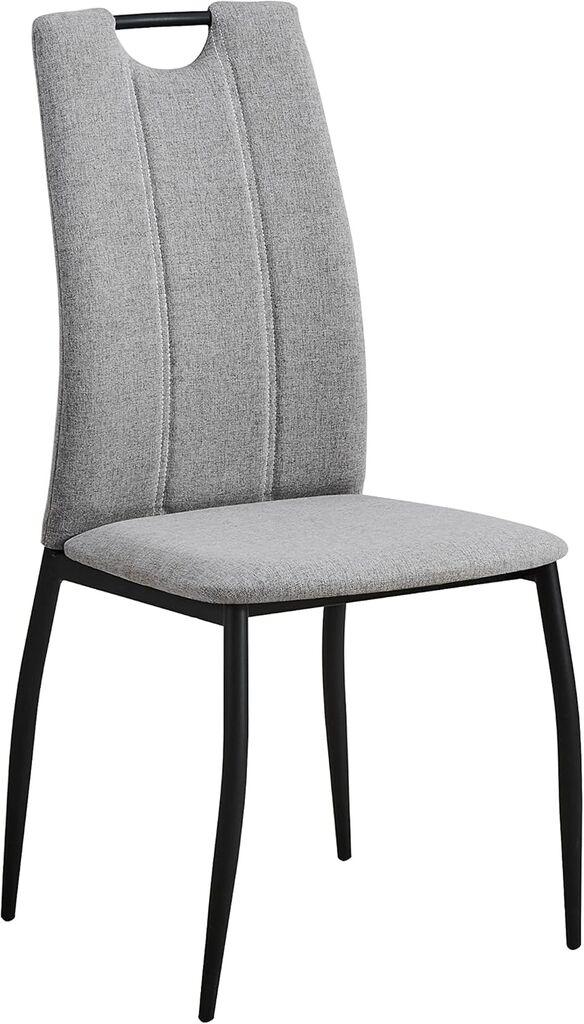 Мебел-Ви Стол Старк Светла Сива