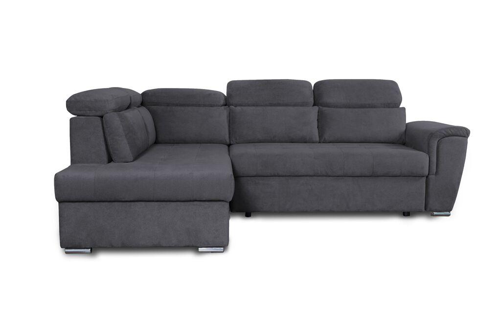 Мебел-Ви Аг Тексас Лева Сива Аголна Гарнитура