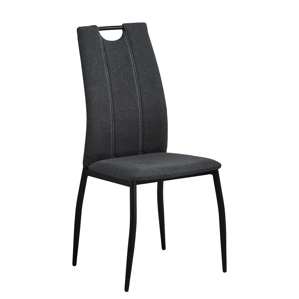 Мебел-Ви Стол Старк Темна Сива