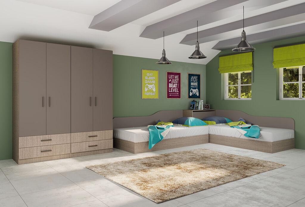 Мебел-Ви Детска Соба Англ Мока - Сити 7064