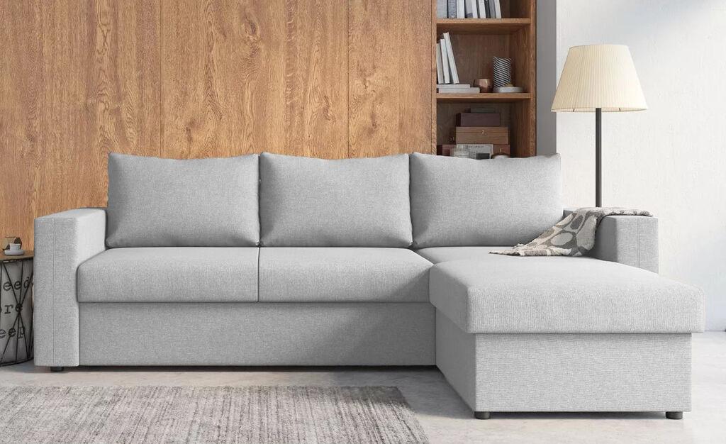 Мебел-Ви Аг Малага Серија Сива Аголна Гарнитура