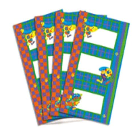 BUSQUETS Налепници, Сет 1/12, 20.019.05290, 8.5*15.7*0.5цм