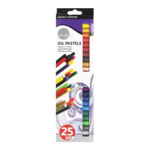 DALER ROWNEY Бои, Маслени, Сет 1/25, Daler Rowney, Simply Oil Pastels, 157500125