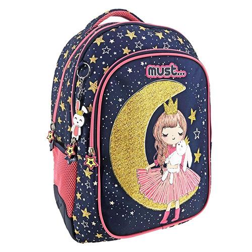 DIAKAKIS Ранец, 3 Патенти, Girl Moon, Must, 000585578, 32*43*18цм, Микс