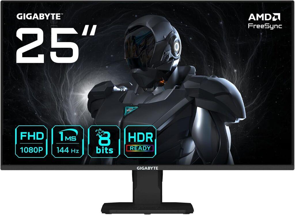 Монитор за игри Gigabyte GS25F14, 25" FHD (1920x1080), SS IPS, 144Hz