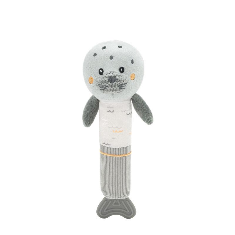 KikkaBoo Мека играчка сквикер со глодалка Seally Me