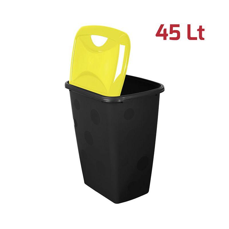 RECAPLAST Канта 45L со капак, жолта