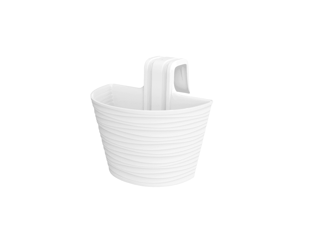 Fabbygo Жардињера Siena Mono 30 cm, Бела