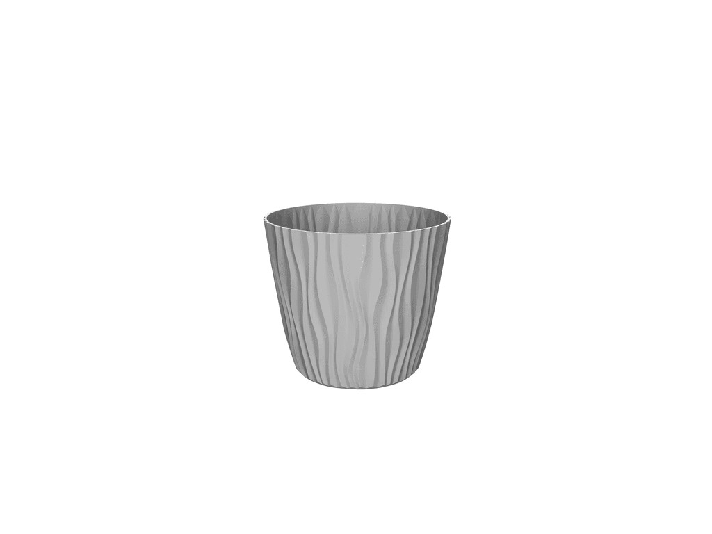 Fabbygo Саксија Sahara 14 cm, Сива
