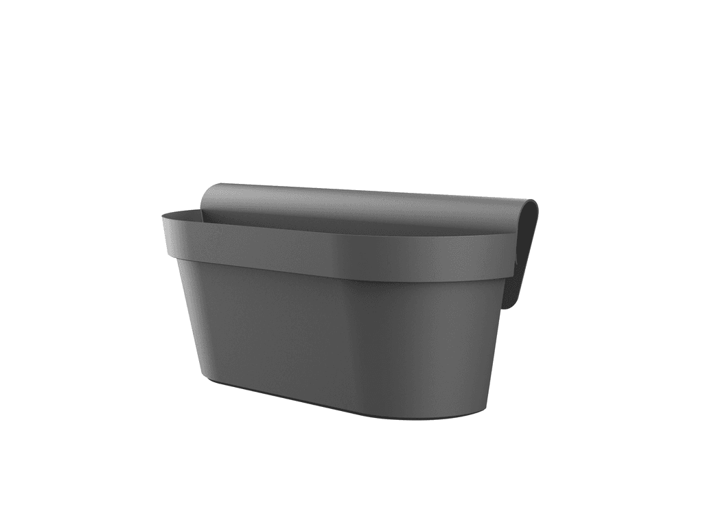 Fabbygo Жардињера со Држач 50 cm, Црна