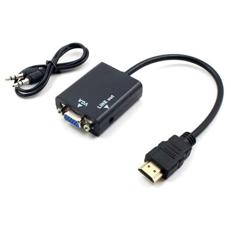 Видео адаптер - HDMI - VGA + Аудио конвертор