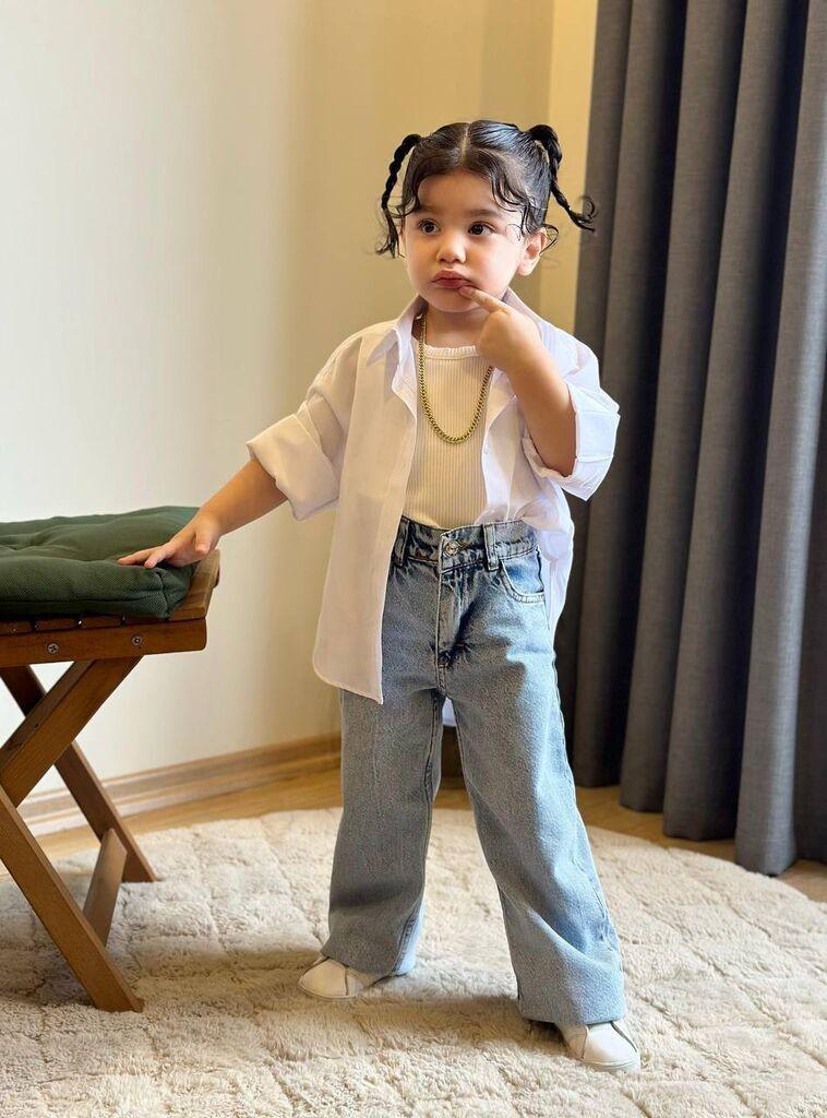 Комплет 3 Делен Кошула маичка на прерамки и фармерки