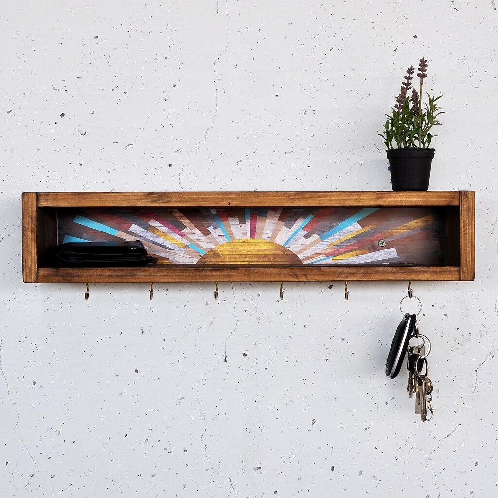 Dzидна полица Hanah Home Raf293, кафеава