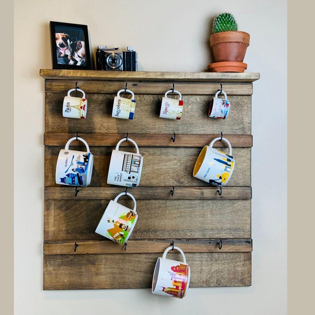 Dzидна полица Hanah Home Raf284, кафеава