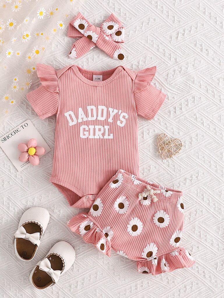 Бебешки летен комплет „Daddy's Girl“