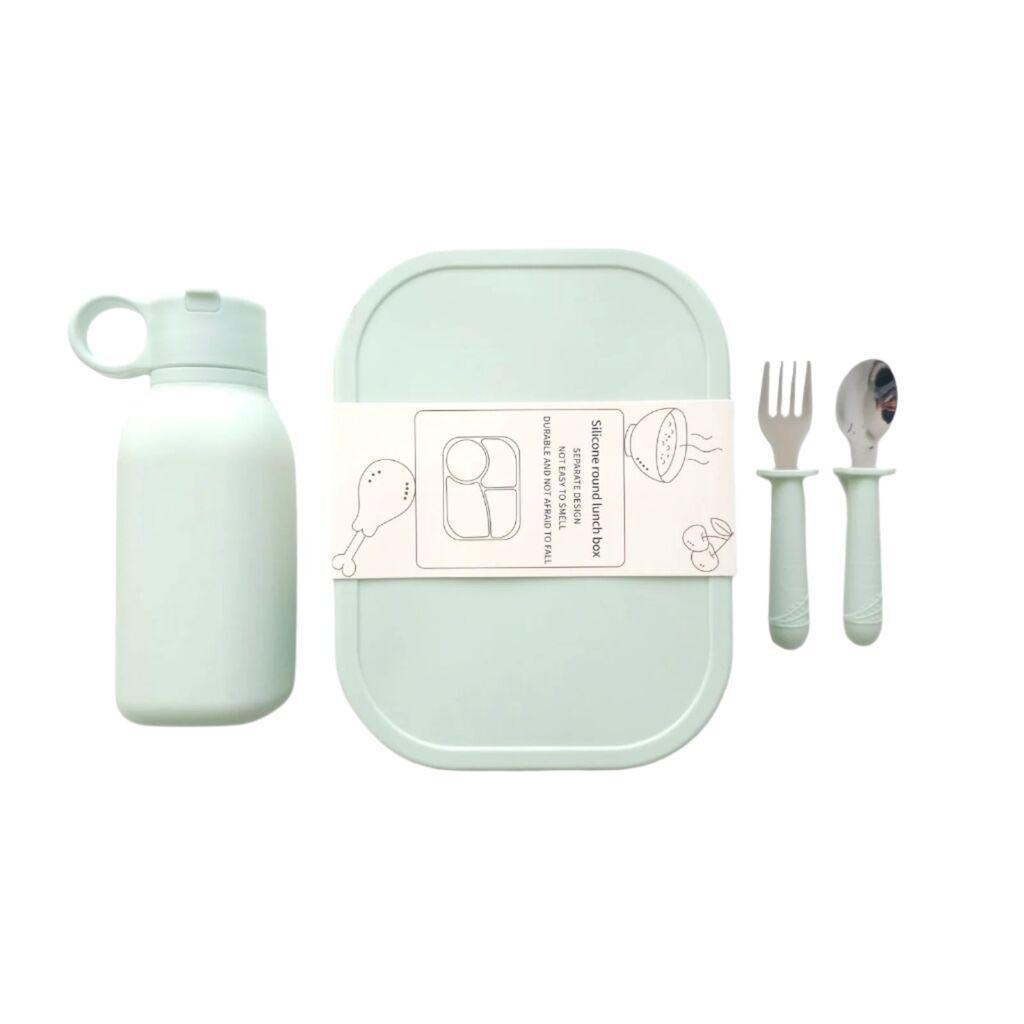 Силиконски Сет со Силиконско Шише 4 Делен