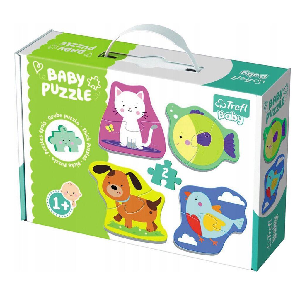 Trefl Сложувалка за бебиња Животинка 36074, 8 делови