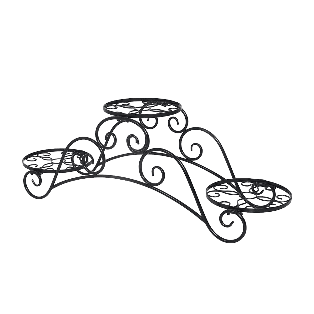 Држач За 3 Саксии 3-А Црн