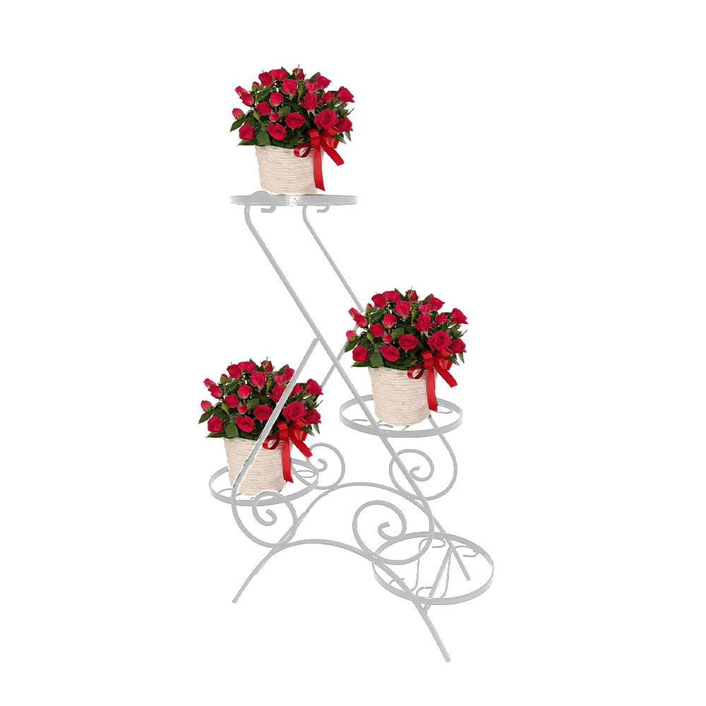 Држач За 4 Саксии 4-А Бел