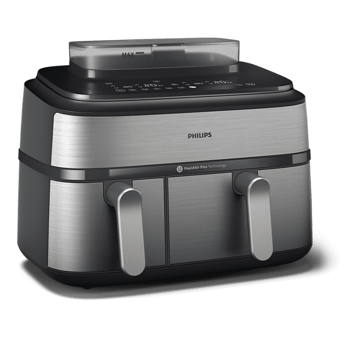 Philips Фритеза на Воздух со Пареа и Двојна Корпа 5000 Series NA555/00