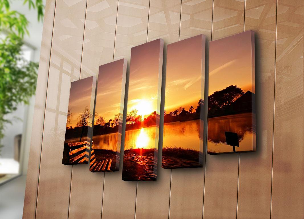 Слика на платно од 5 дела на Wallity