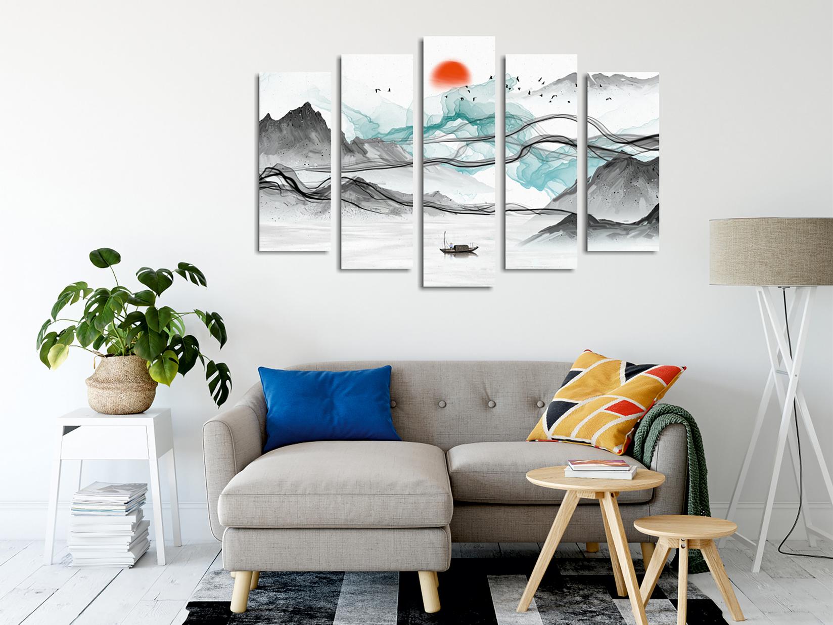 Слика на платно од 5 дела на Wallity