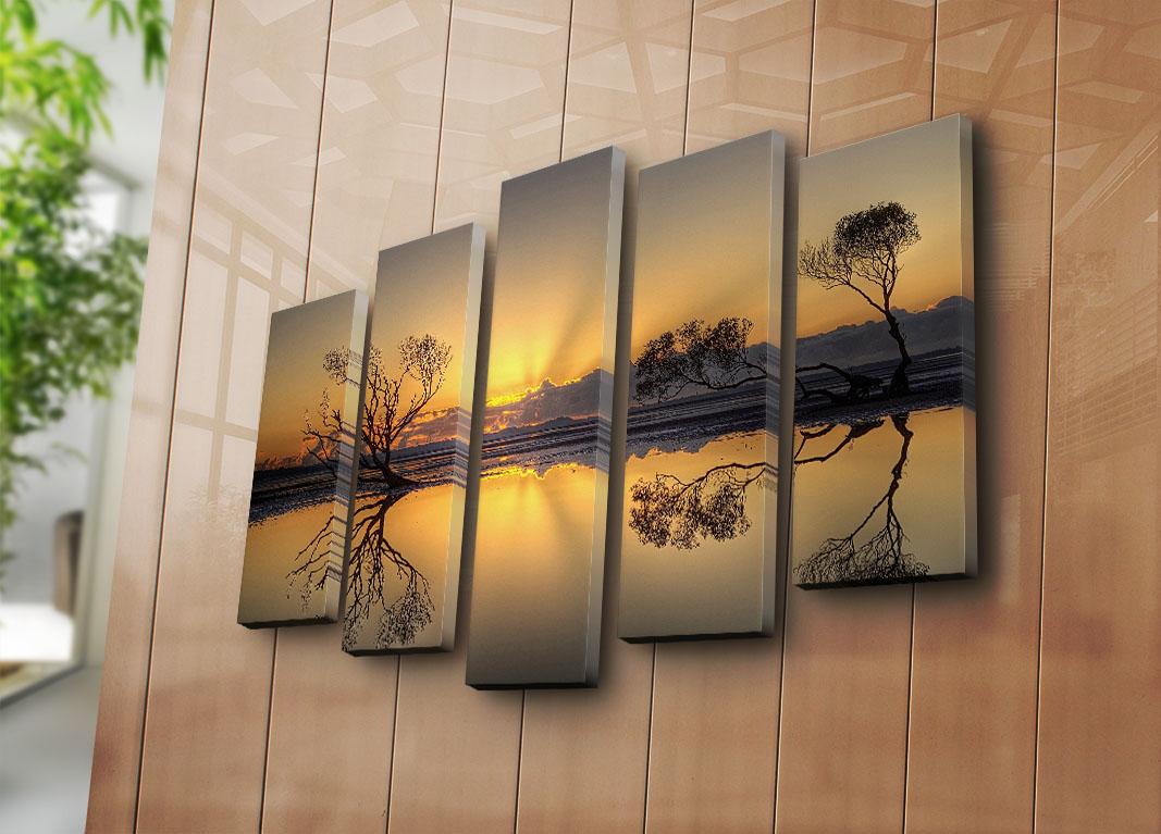 Слика на платно од 5 дела на Wallity