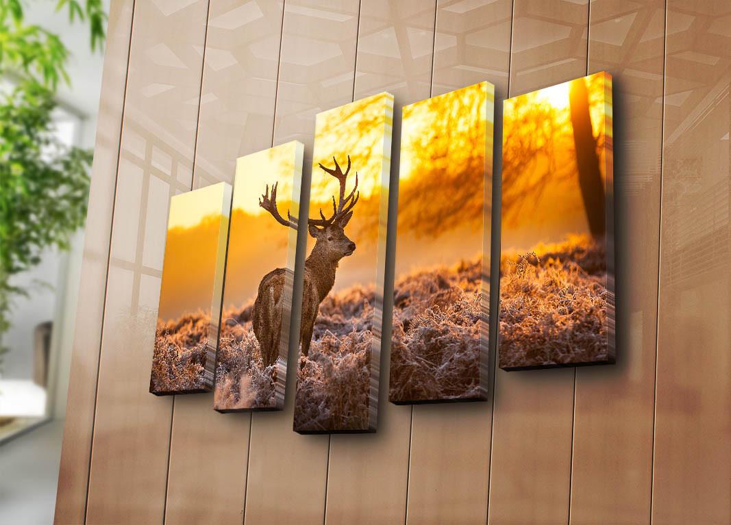 Слика на платно од 5 дела на Wallity