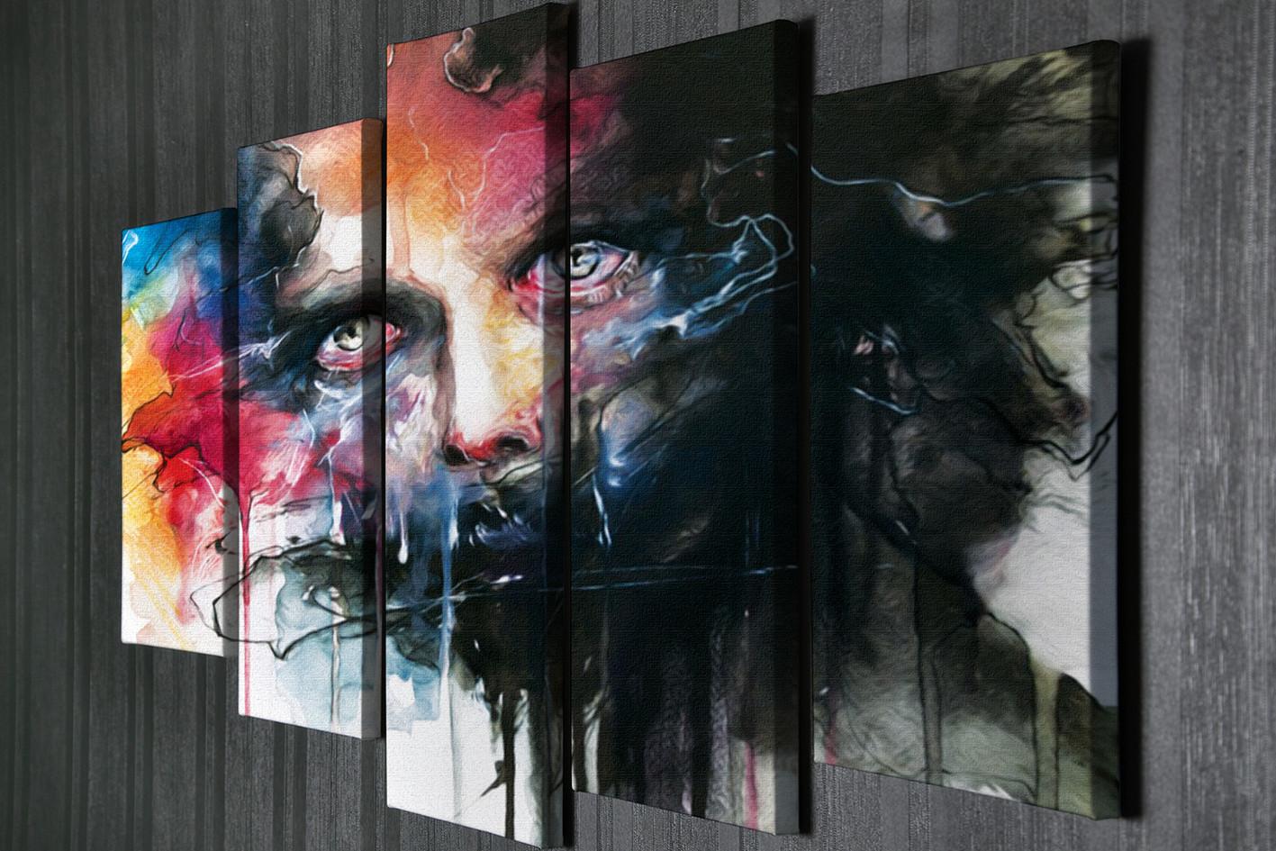 Слика на платно од 5 дела на Wallity