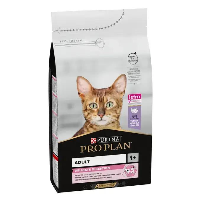 PURINA PRO PLAN Сува храна за мачки со вкус на мисирка 10 kg DELICATE