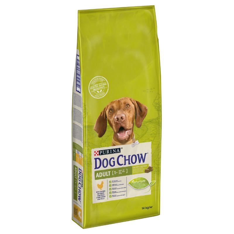 PURINA DOG CHOW Сува храна за возрасни кучиња со вкус на пилешко 14кг