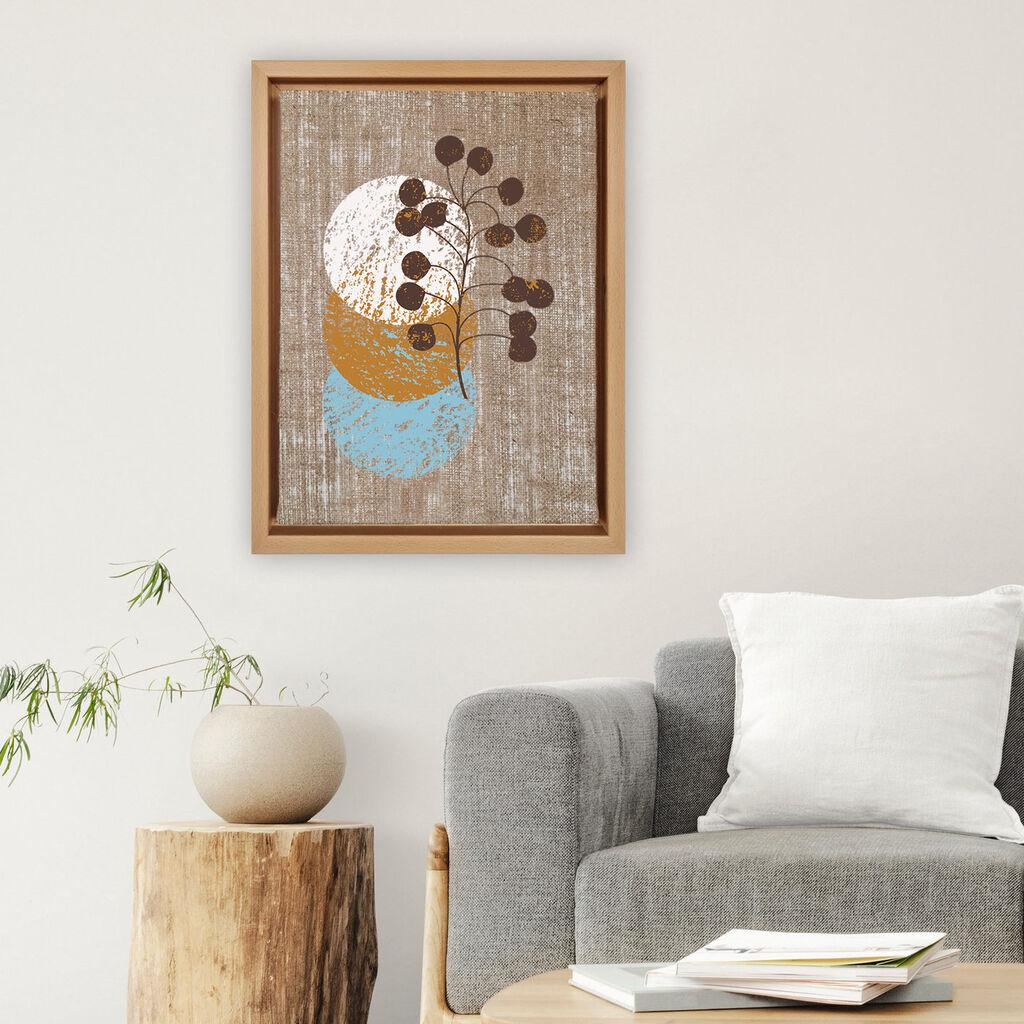 Wallity Декоративна слика на платно, 46x66 см, Шарена