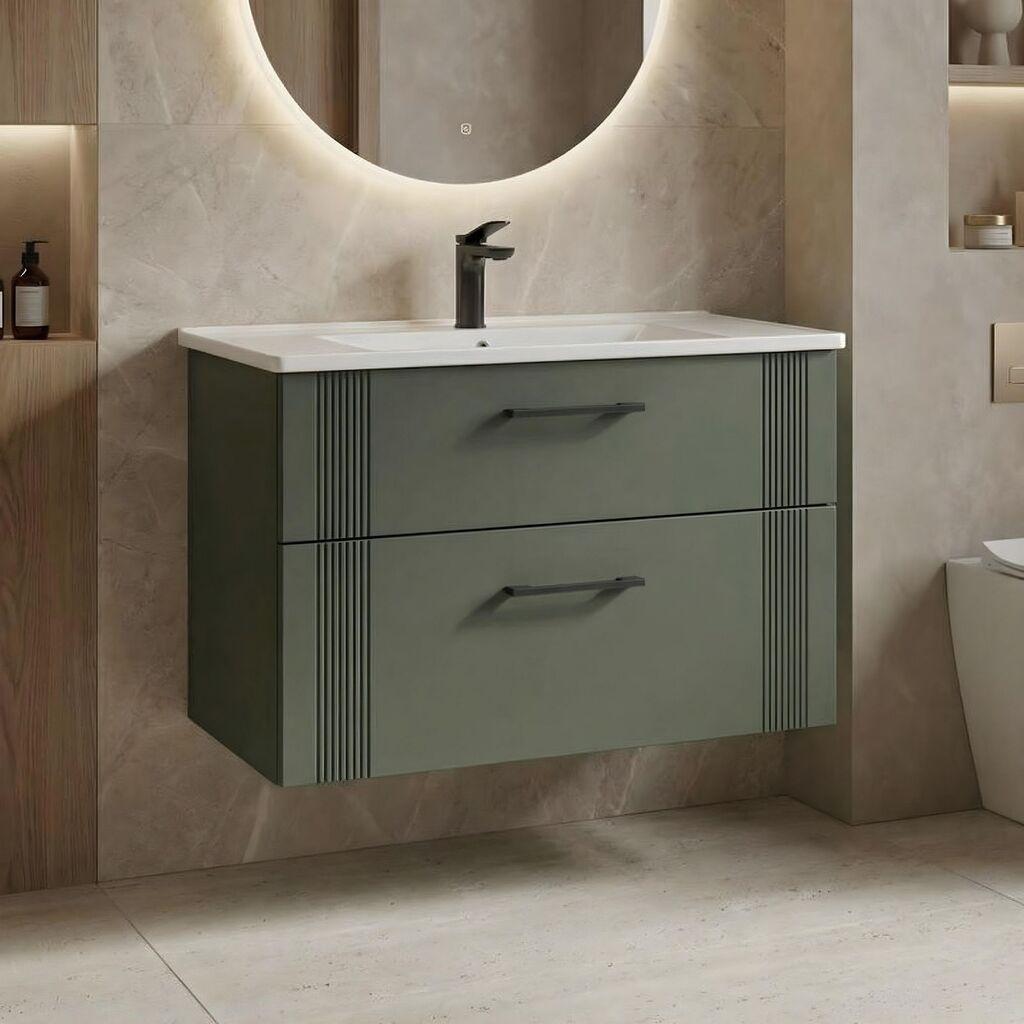 Полица за бања Hanah Home, антрацит