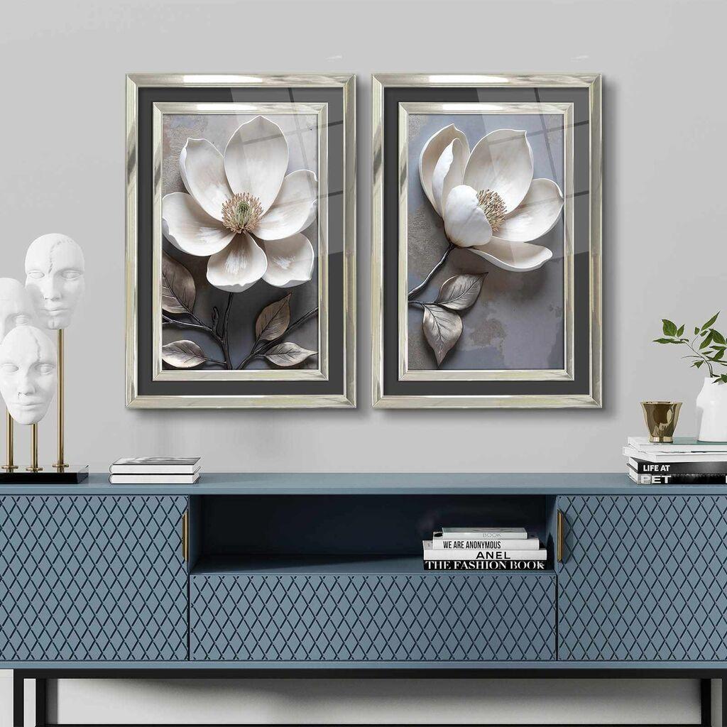 Wallity Декоративни слики во рамка, 43x65 см, 2 парчиња, шарени