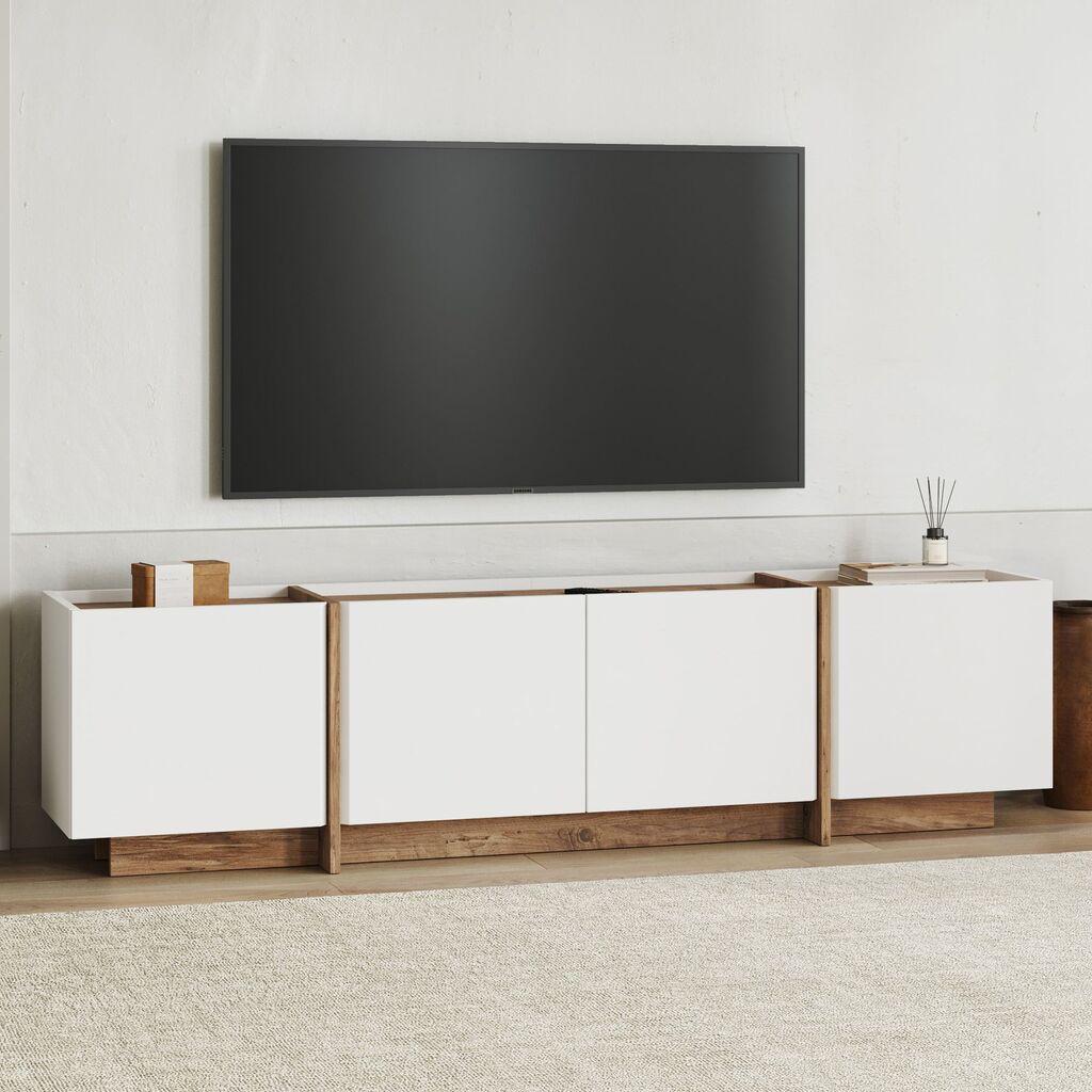 Комода за телевизор Nordure, 180x46x35 см, антрацит