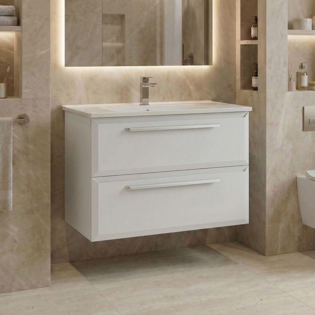 Полица за бања Hanah Home, беж