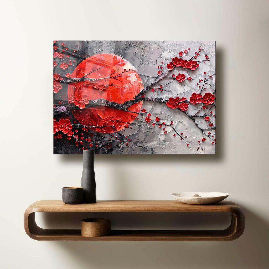 Декоративна слика Wallity на калено стакло, 60x90 см, шарена