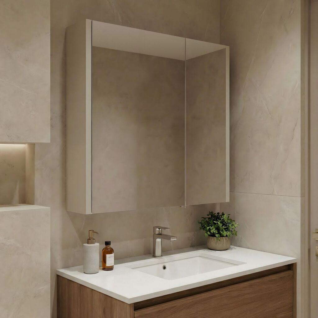 Полица за бања Hanah Home, сива