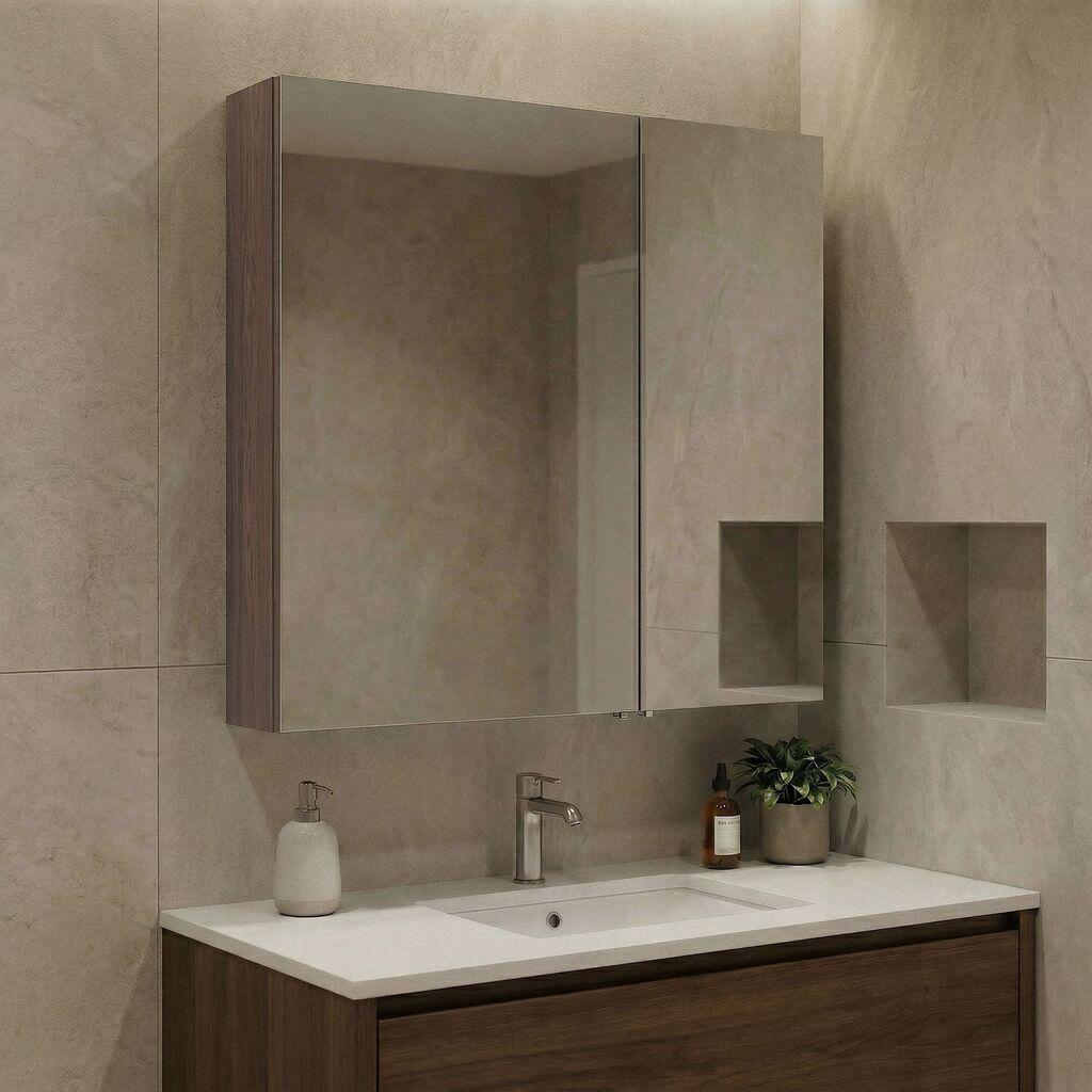 Полица за бања Hanah Home, беж