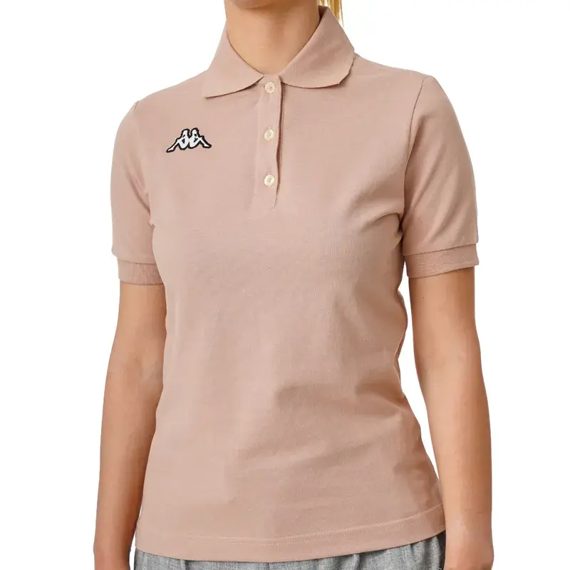 Капа женска поло кошула лого Шарас, крем