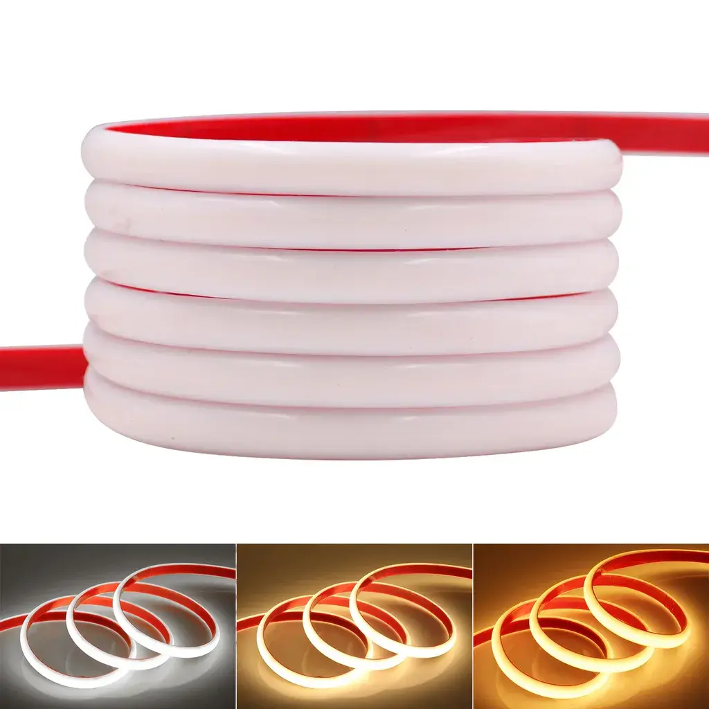 LED Лента COB-324D-8mm-24V-10W-4000k 1m IP67
