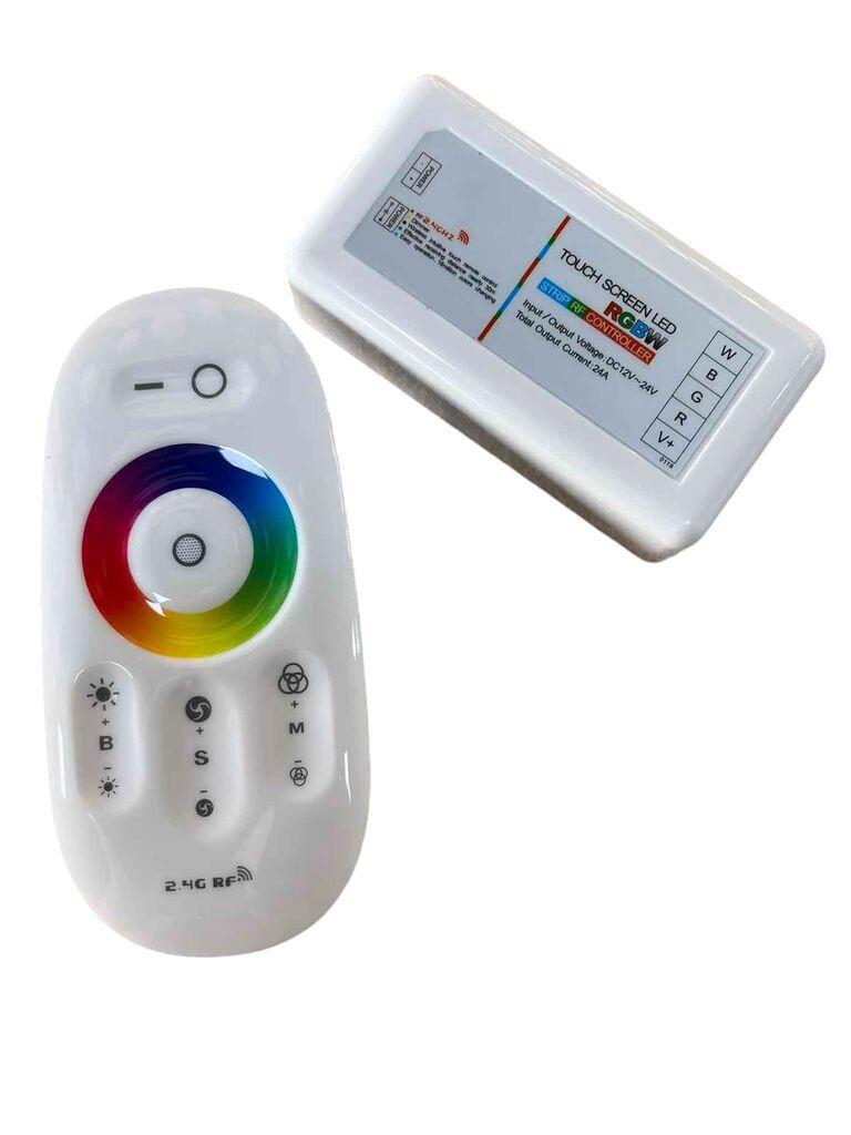 Контролер на допир за РГБ ЛЕД лента 2.4G-12V-24V, 216W/432, 6A
