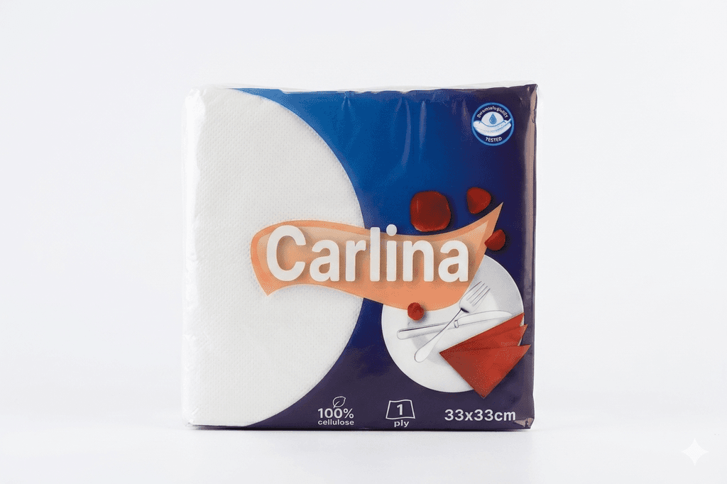 Carlina бели салфети 60 33x33 cm 1 сл.