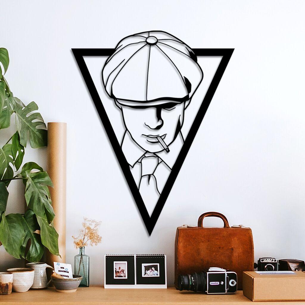 Wallity декорација за dzид Shelby, 53x42 см, црна