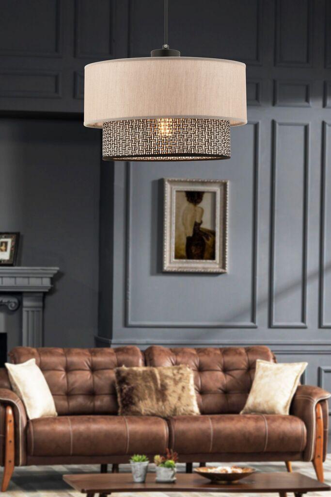 Opviq Luster Echo, 30x30 см, беж-црна